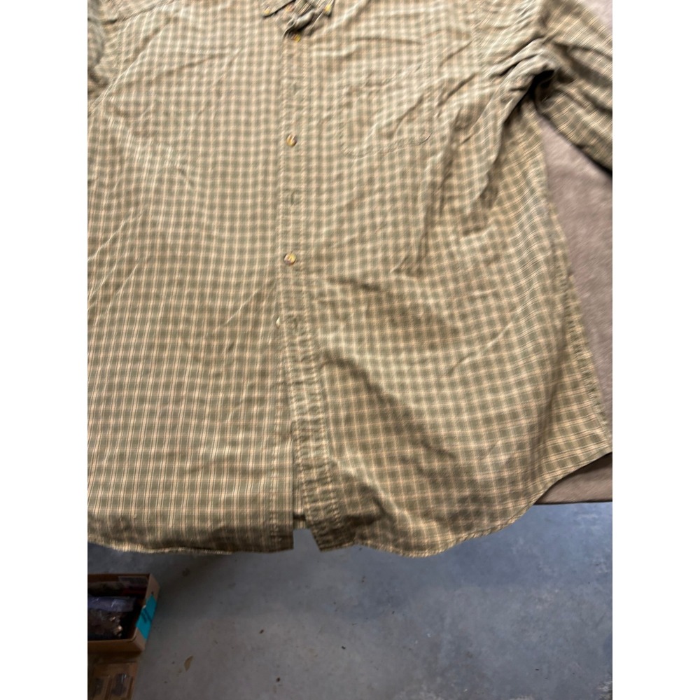 LL Bean Men's Plaid Button Down Shirt Long Sleeve Casual‎ Outdoor Size XL